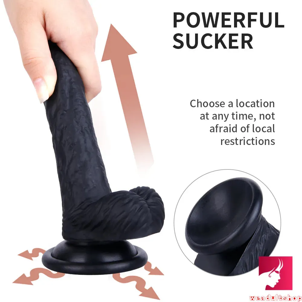 6.3in Curved Flexible Young Looking Dildo Adult Toy For Females