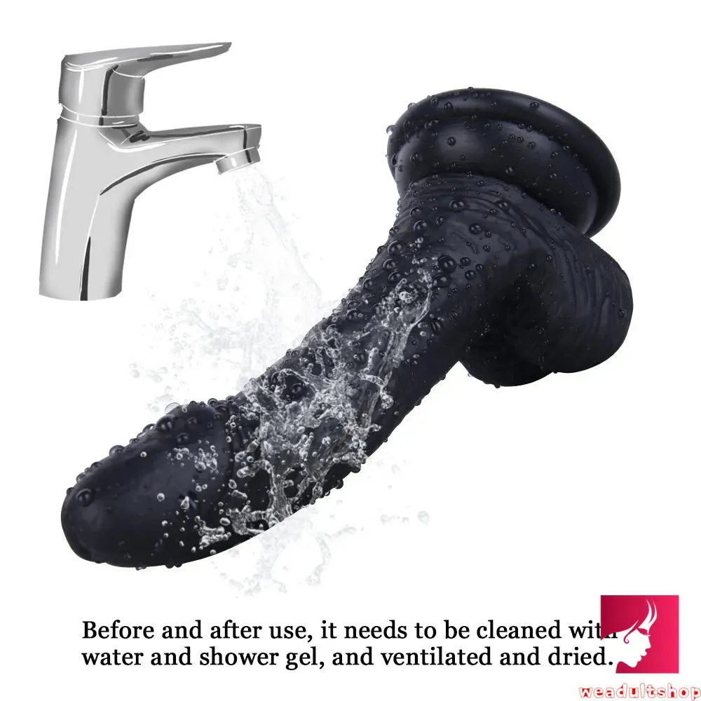 6.3in Curved Flexible Young Looking Dildo Adult Toy For Females