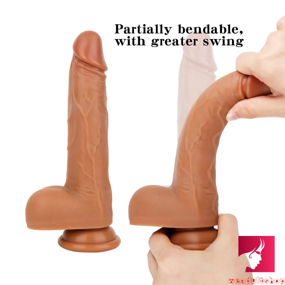 8.3in Heating 7 Vibrating Worming 5 Revolving Dildo Soft Toy