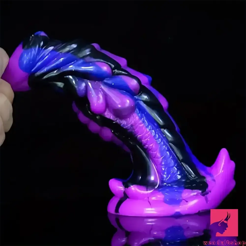 8.56in Large Animal Dragon Odd Silicone Soft Dildo Prostate Sex Toy