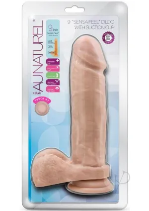 Au Naturel Dildo With Suction 9.5 Vanil