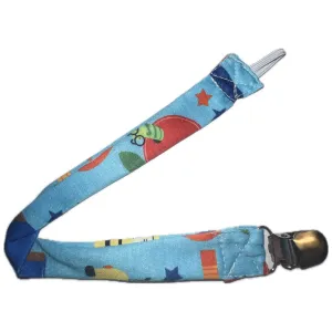 Back to School Fabric Pacifier Clips