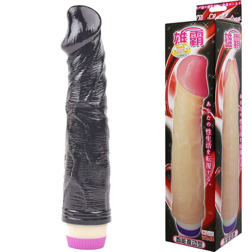 Baile Classic Realistic 8.7 Veined Vibrating Dildo