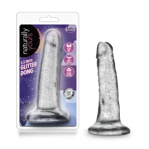 Blush Naturally Yours 5.5 Inch Glitter Dong