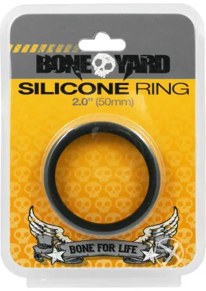 Boneyard Silicone Ring 50mm Black