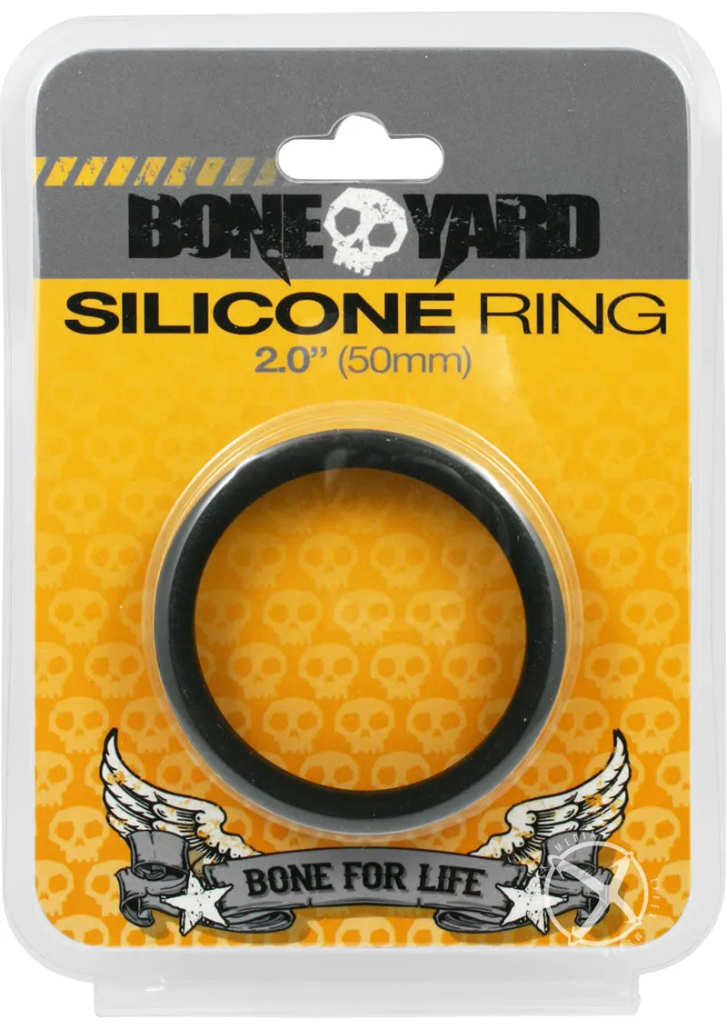Boneyard Silicone Ring 50mm Black