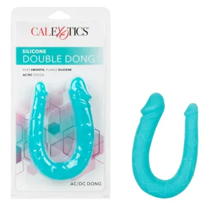 CalExotics Boundless AC/DC Dong 30cm Silicone Double Ended Dildo Teal