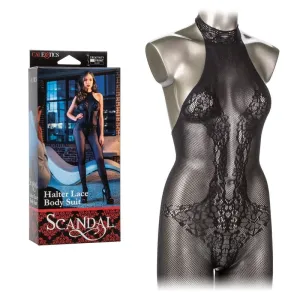 Calexotics Scandal Halter Lace Body Suit