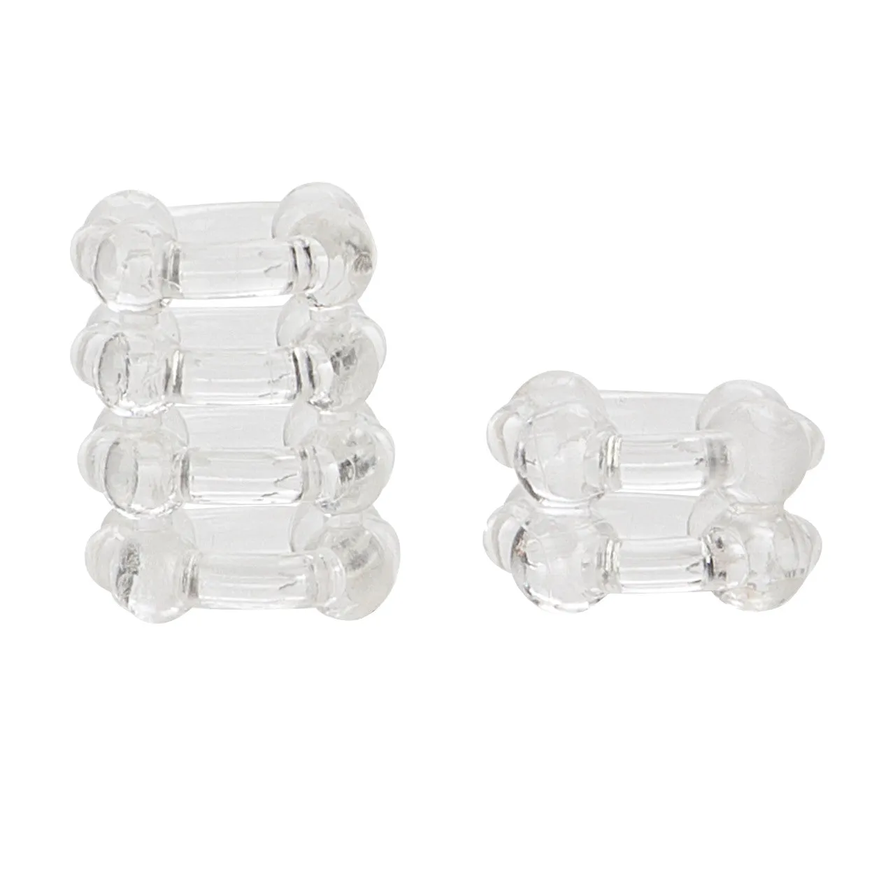 Colt Enhancer Rings Clear Penis Cock Ring Set