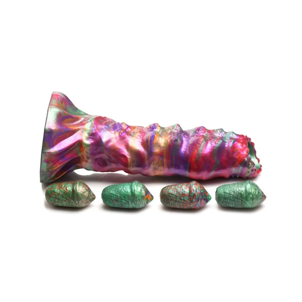 Creature Cocks Larva Ovipositor Silicone Dildo with Eggs