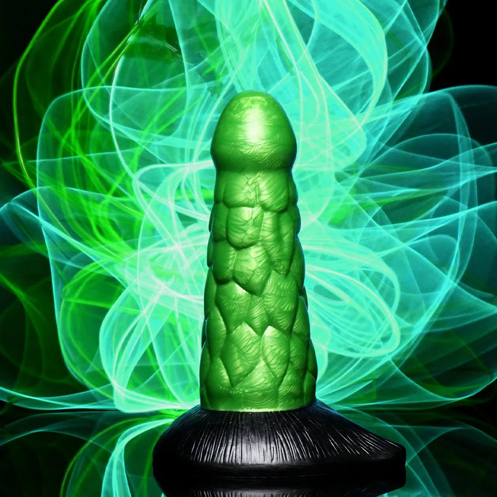 Creature Cocks Radioactive Reptile Thick Scaly Silicone Dildo 7.5 Anal Sex Toy
