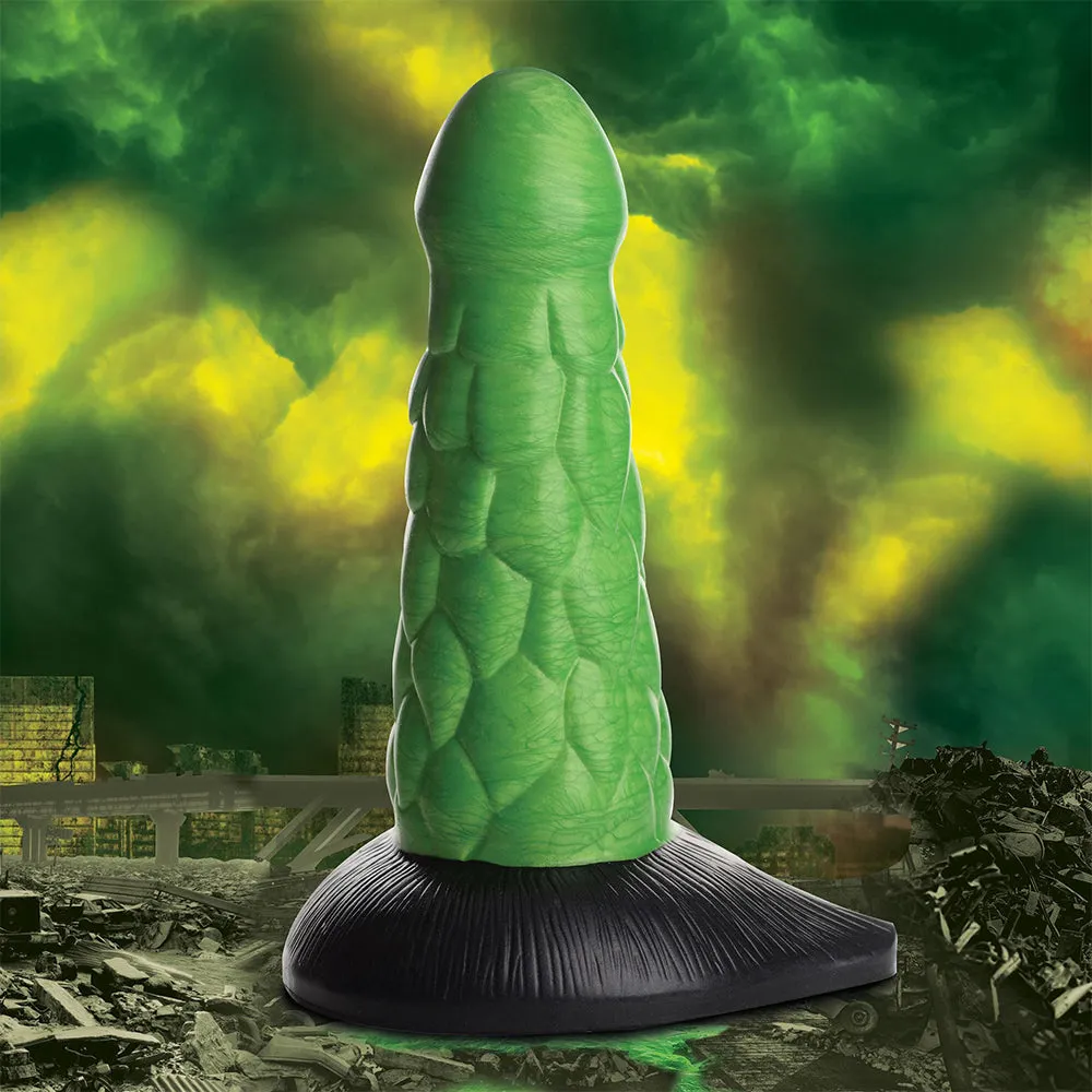 Creature Cocks Radioactive Reptile Thick Scaly Silicone Dildo 7.5 Anal Sex Toy