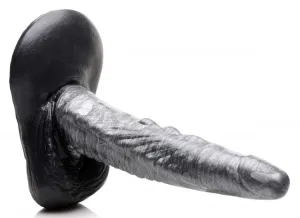Creature Cocks The Gargoyle Rock Hard Silicone Dildo - Silver/Black