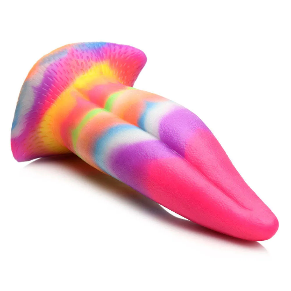 Creature Cocks Unicorn Kiss Silicone Dildo Tongue Anal Glow in the Dark Sex Toy