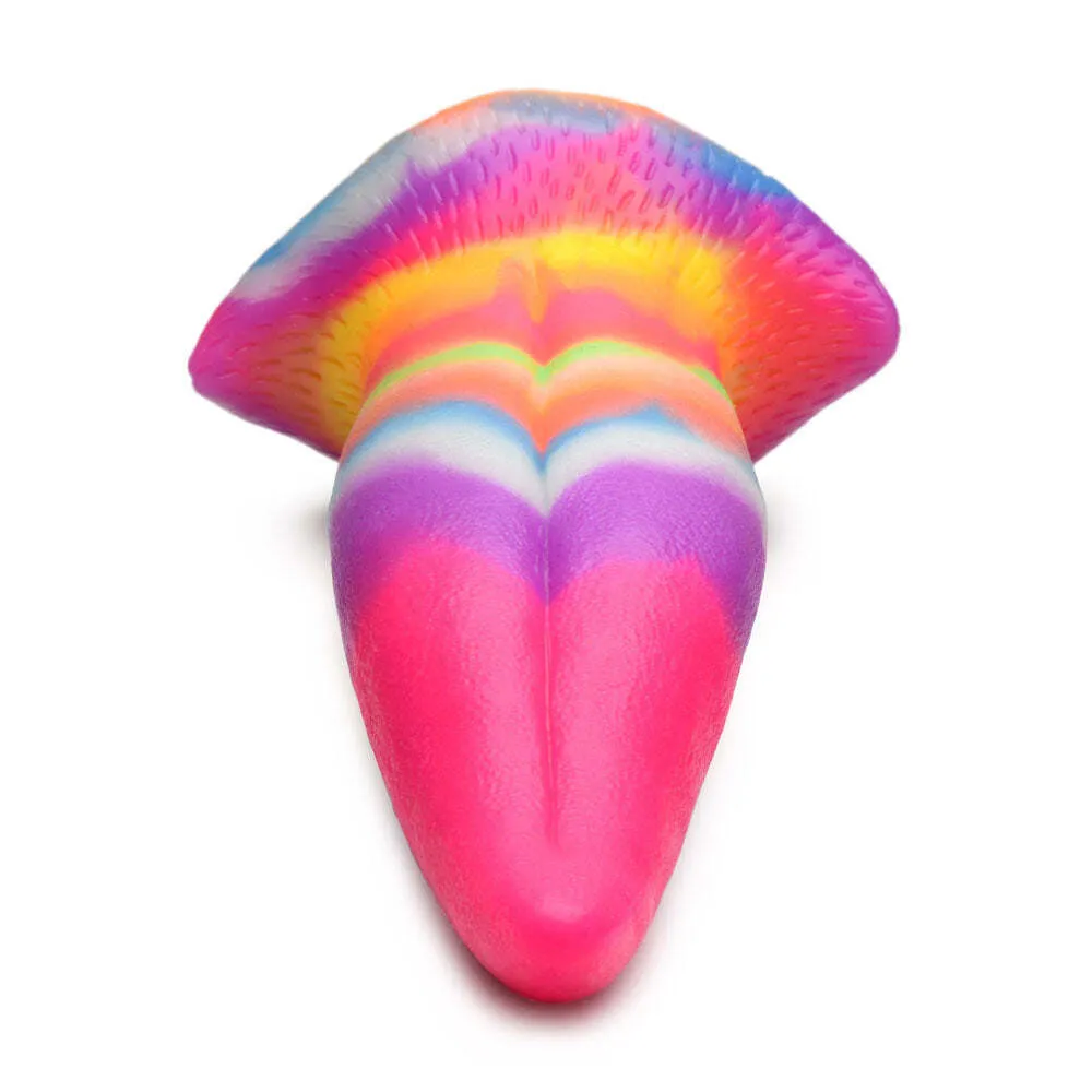 Creature Cocks Unicorn Kiss Silicone Dildo Tongue Anal Glow in the Dark Sex Toy