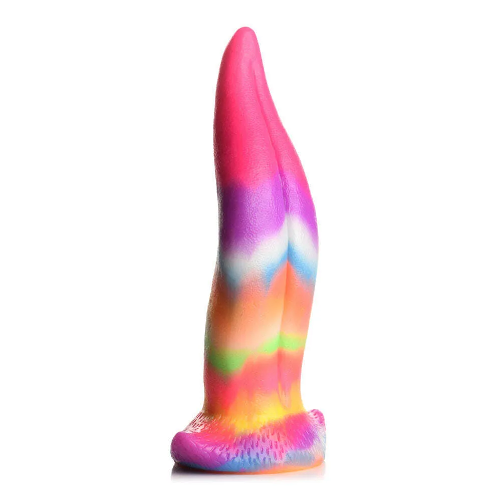 Creature Cocks Unicorn Kiss Silicone Dildo Tongue Anal Glow in the Dark Sex Toy