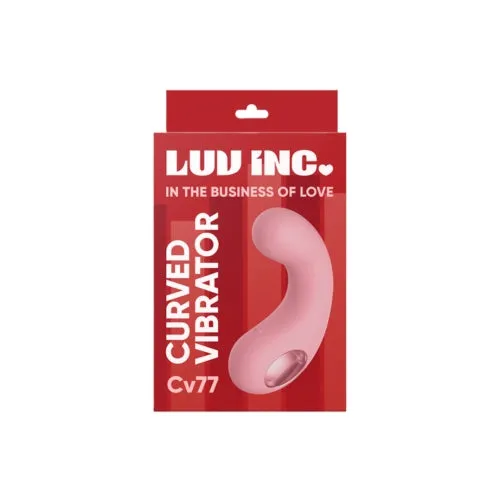 Cv77: CURVED VIBRATOR - LIGHT PINK