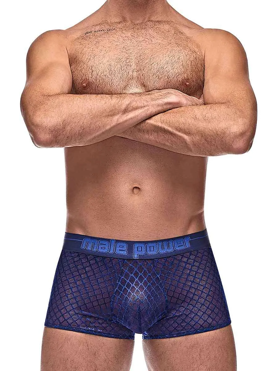 Diamond Mesh Mini Short Blue MD
