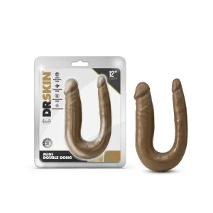 Dr. Skin Mini Double Dong Realistic 12 in. Dual-Ended Dildo Tan