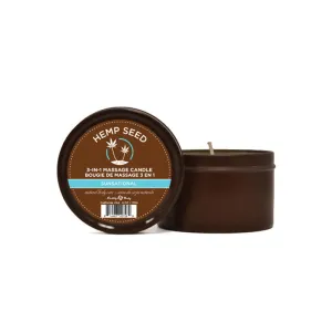 Earthly Body Suntouched Hemp Candle - 6 oz Round Tin Sunsational