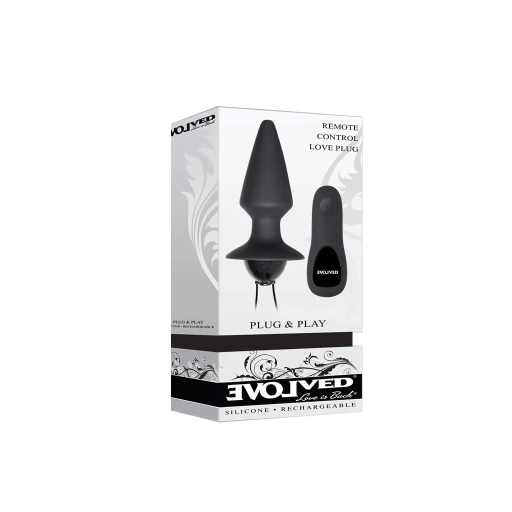 Evolved Plug & Play Butt Plug Vibrator