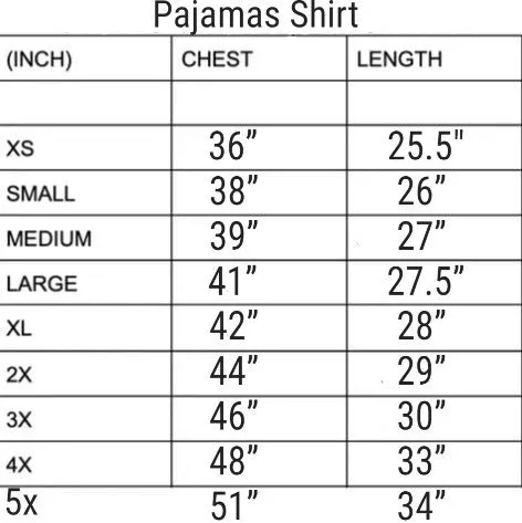 Fall Bear Pajama Shirt
