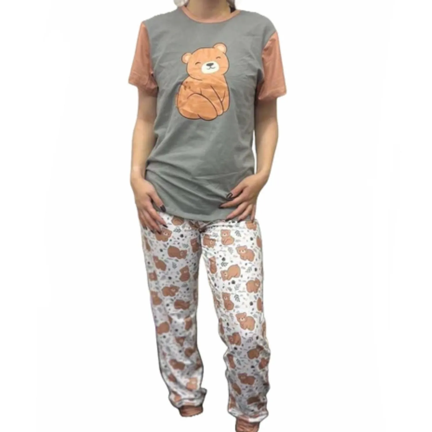 Fall Bear Pajama Shirt