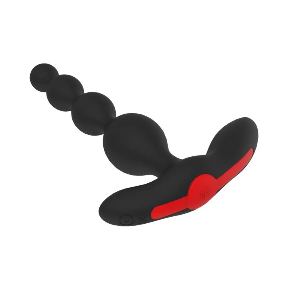 Femmefunn Figo Vibrating Anal Beads Black
