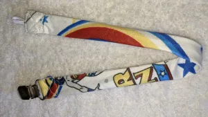 Girl Hero Fabric Pacifier Clips