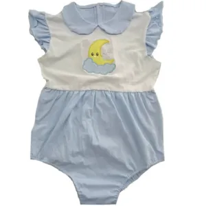 Good Night Moon Cotton Collared Bodysuit