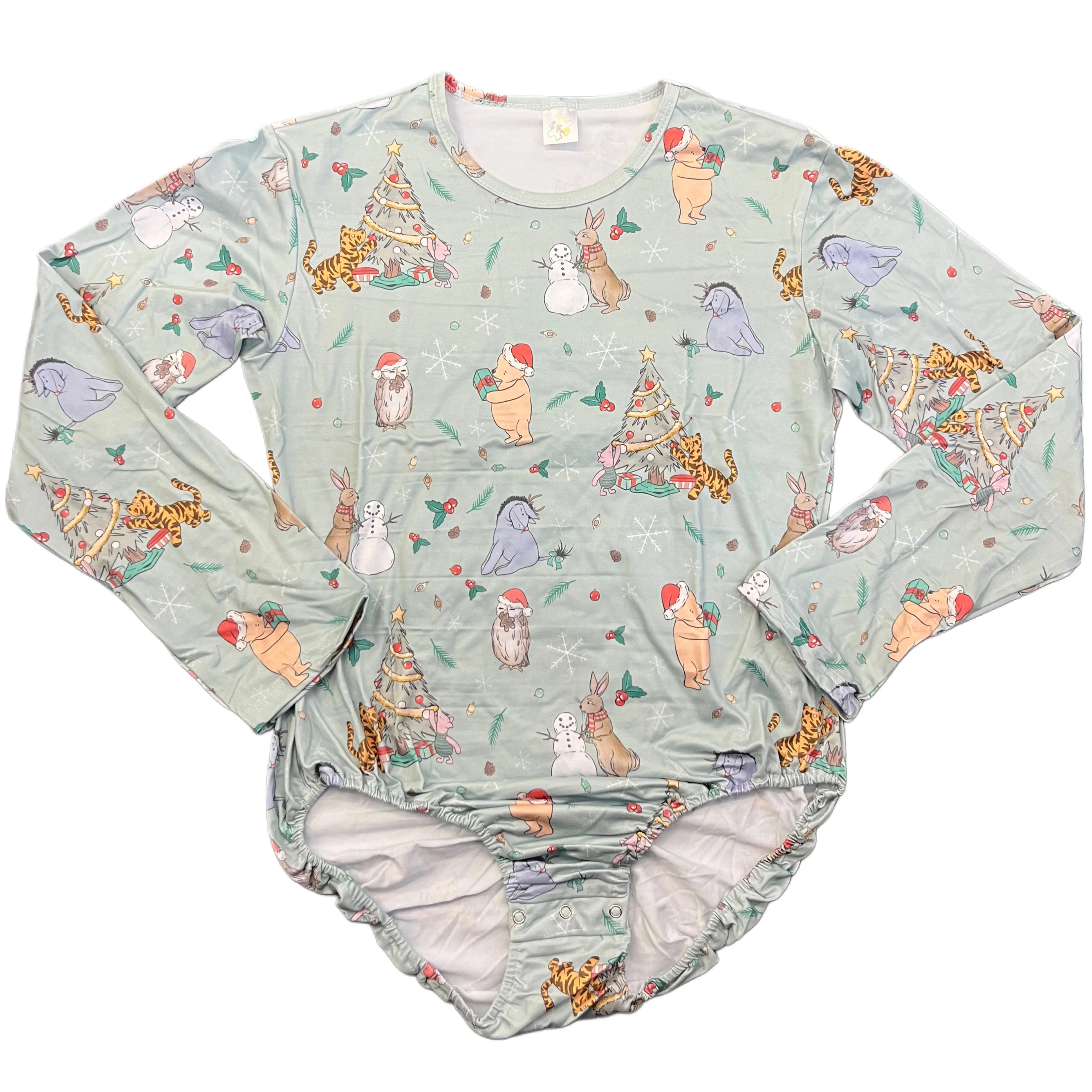 Happy Holidays Christmas Little Bear Bodysuit
