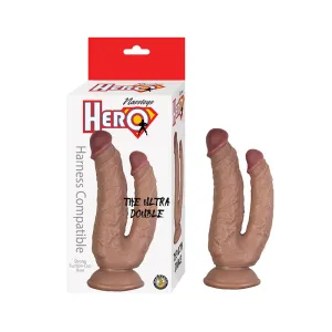 Hero The Ultra Double Dildo Brown