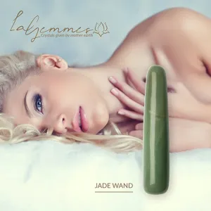 La Gemmes - Wand Jade Gemstone Dildo (Green)