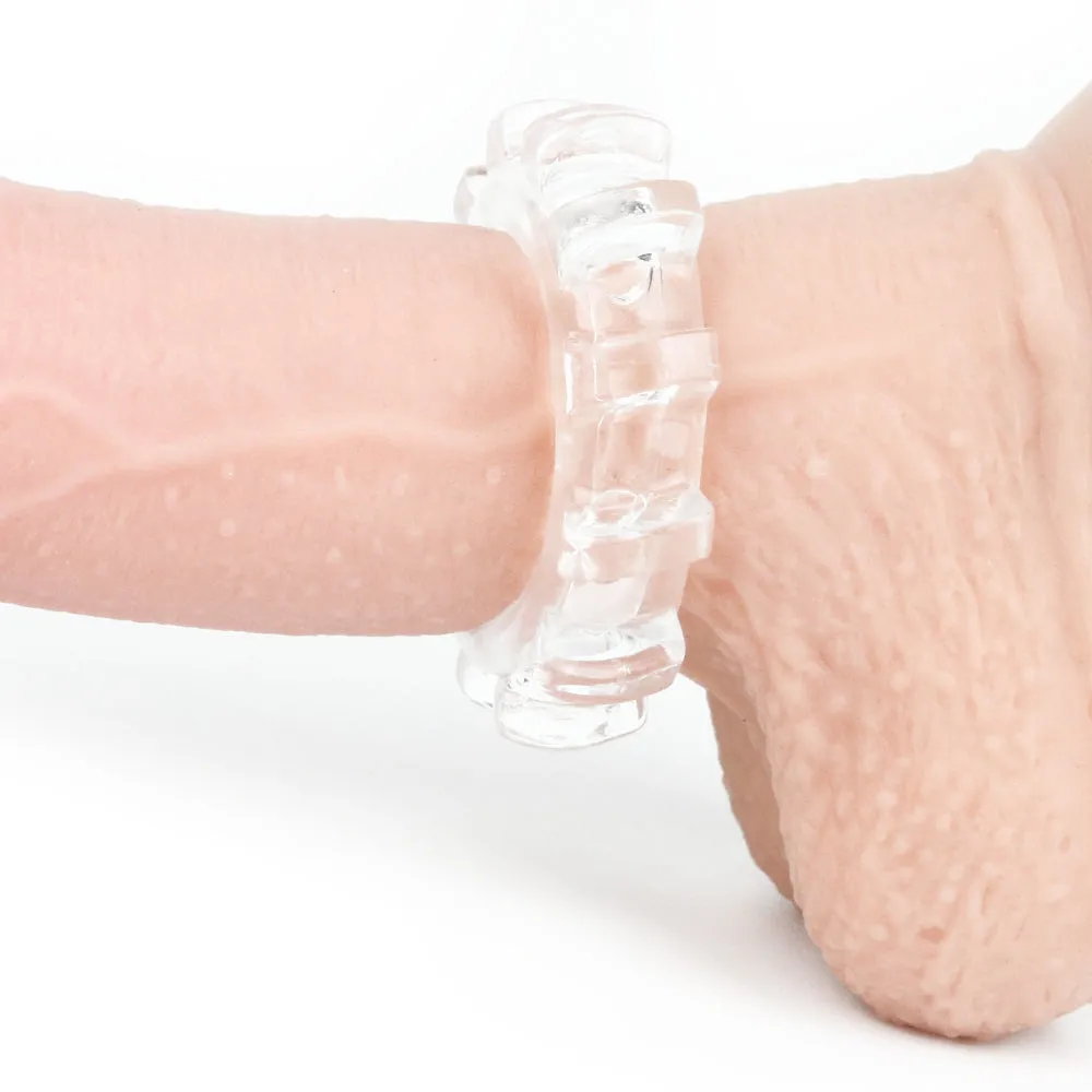 Lovetoy Power Plus Penis Stimulating Cock Ring Stretchy Couples Cockring Sex Toy