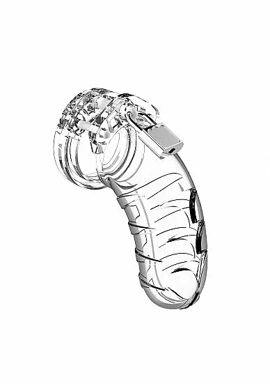 Mancage Model 4 Chastity 4.5 Inch Cock Cage - Transperant