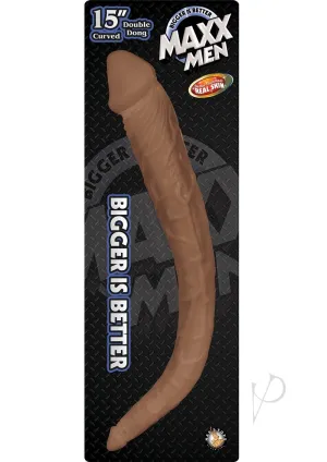 Maxx Men 15 Curved Double Dong Brown