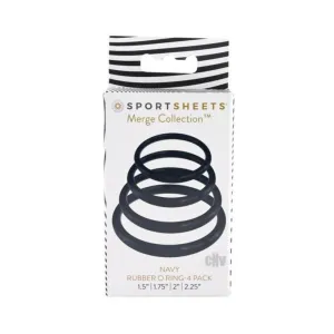 Merge Navy O-ring 4-pack