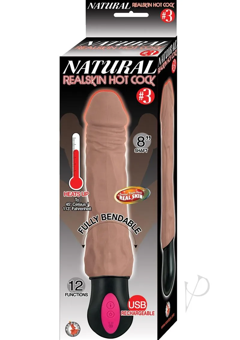 Natural Realskin Hot Cock 3 Brown