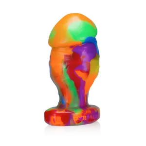 OxBalls Honcho-2. Buttplug. Medium. Rainbow