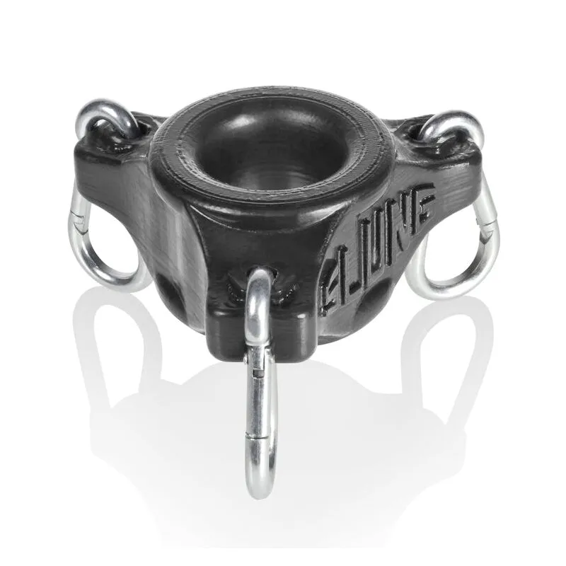 OxBalls Slung. Ballstretcher With 3 Carabiners. Black