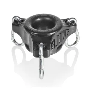 OxBalls Slung. Ballstretcher With 3 Carabiners. Black