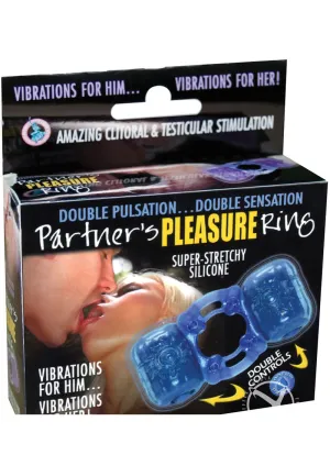Partners Pleasure Ring - Blue