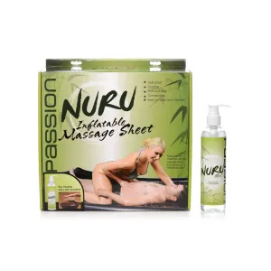 Passion Nuru Inflatable Massage Sheet Deluxe Kit