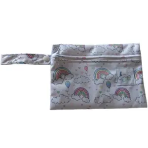 Pastel Dreamland Rainbows Pacifier Bag