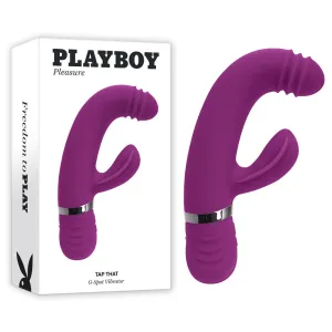 Playboy Pleasure TAP THAT G Spot Rabbit Vibrator Rechargeable Sex Toy