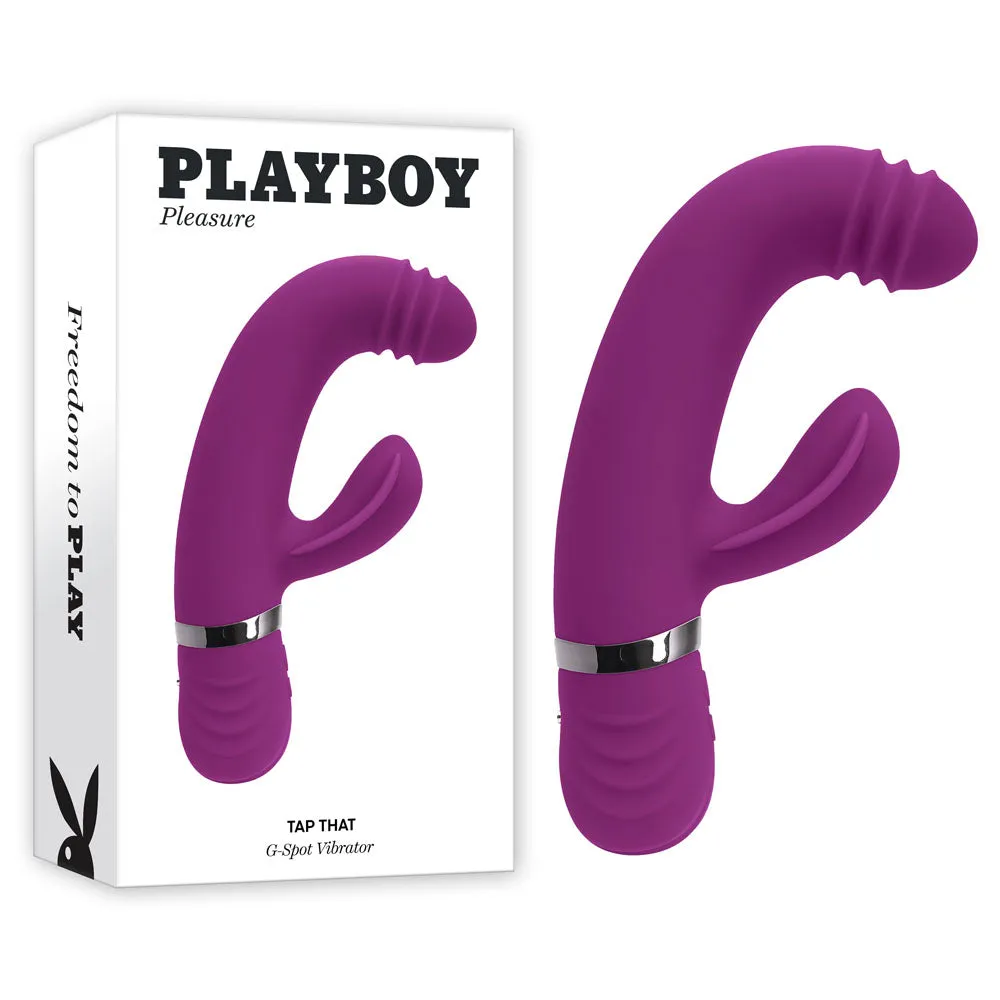 Playboy Pleasure TAP THAT G Spot Rabbit Vibrator Rechargeable Sex Toy