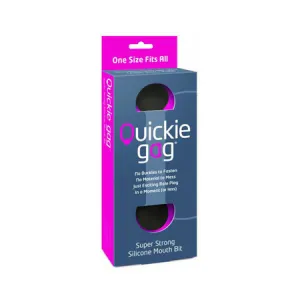 Quickie Bit Gag One Size - Black