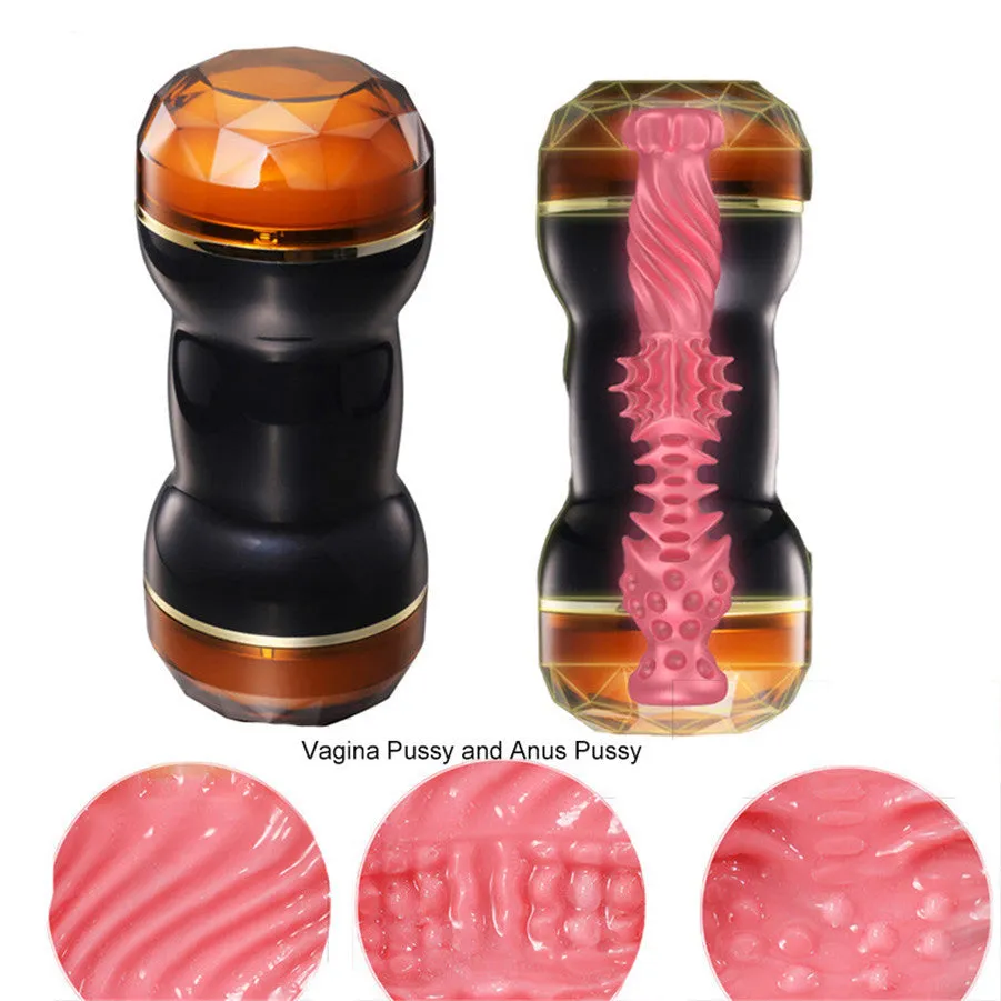 RENDS Japanese Dual Heads Masturbator Oral Pocket Pussy Asshole