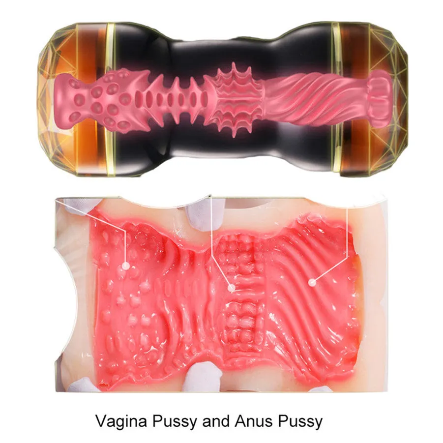 RENDS Japanese Dual Heads Masturbator Oral Pocket Pussy Asshole