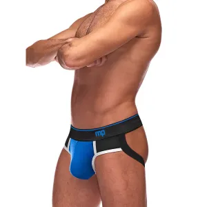 Retro Sport Panel Jock - S/ M - Black/ Blue